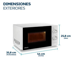 Microondas Philco Rotativo 20 L Blanco