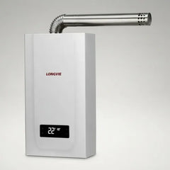 Calefón Digital Tiro Forzado Longvie Cf16-n Pilotless 16lts Blanco Gn