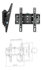 Soporte Led 23 A 43 Onebox Ob-ic24 C/inclinacion Color Gris Oscuro