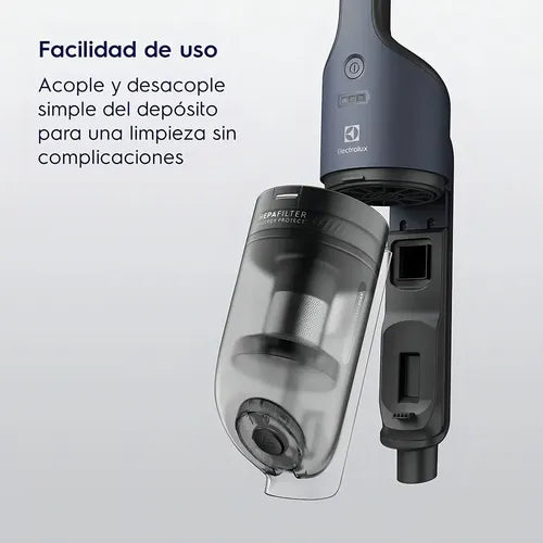 Aspiradora Inalámbrica Electrolux 2 En 1 Ergorápido 90w Erg019 Cyclonic Power Color Azul