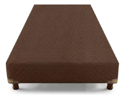 Base Sommier De 1 Plaza Cannon De 190x80x21 Cm Marrón