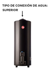 Termotanque A Gas Natural De Pie 150 Lts Tgnp150rh Rheem Mm Color Gris Oscuro