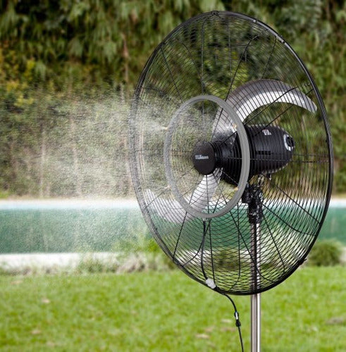 Ventilador Pie Industrial 2 Aspas Liliana Vpi32cb 280w Cts 81.28 Cm Metal
