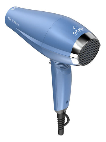 Secador De Cabello Gama Mistral Blue Titanium St 2200w Color Azul