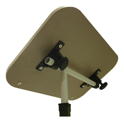 Mesa Auxiliar Arrime Bandeja Notebook 2 Alturas Vivendi Blanco