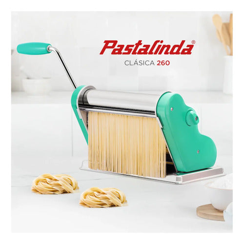 Pastalinda Máquina P/pastas Fideos Original Clásica Mod 260 Verde
