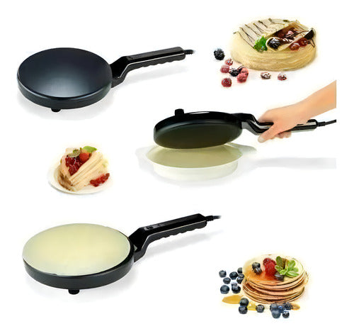 Panquequera Eléctrica Westinghouse Wh-cm800 Batidor Bowl Color Negro