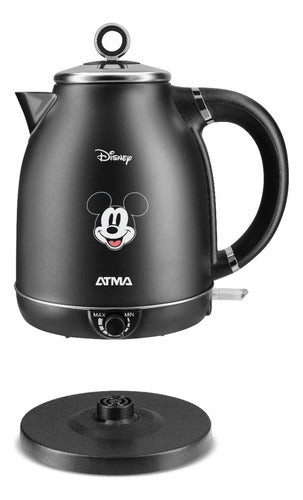 Pava Eléctrica Vintage Mickey Mouse Atma Ped23 1.7l 2200w Cs Negro