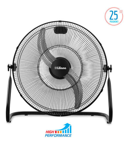 Ventilador Liliana Vt25pow 25 63.5 Cm Negro 2