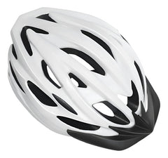 Casco Bicicleta Rollers Visera Ventilacion Regulador Luz Tm Blanco L