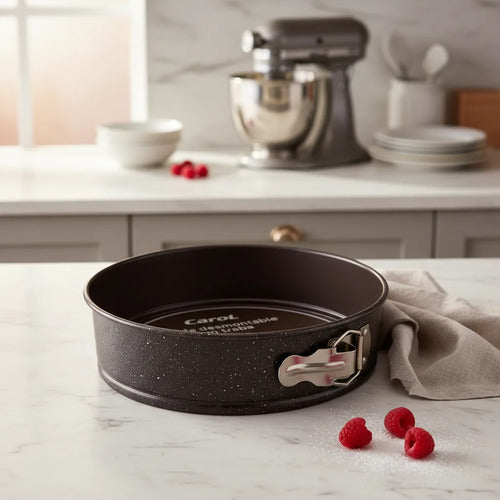 Kit Set Repostero Carol Antiadherente 3p Molde Tarta Muffins