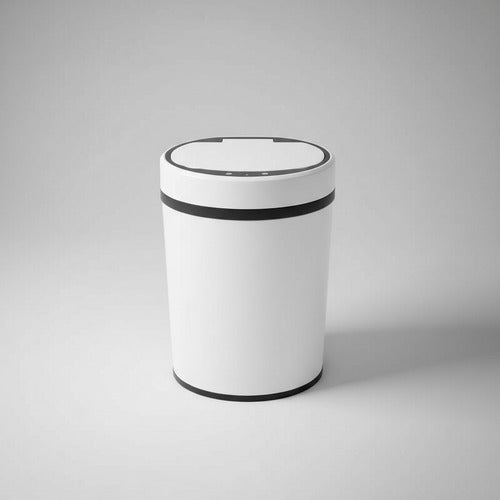 Cesto De Basura Con Sensor Inteligente Vivendi De 15lts Blanco