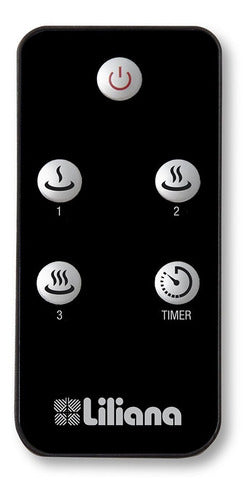 Calefactor Exterior Liliana Ccp2200 Infrarrojo Fibra Carbono Negro