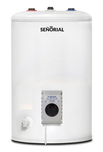 Termotanque Eléctrico Señorial Tesz-65 Zafiro  50 Litr Css Blanco