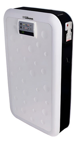 Calefactor Eléctrico Liliana Tcv110d Con Termostato 2200w Blanco/negro