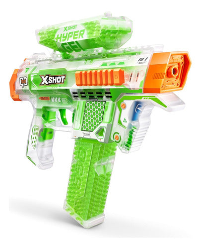 Lanza Hyper Gel Pistola Zuru Xshot Glow In The Dark 5000 Css Verde