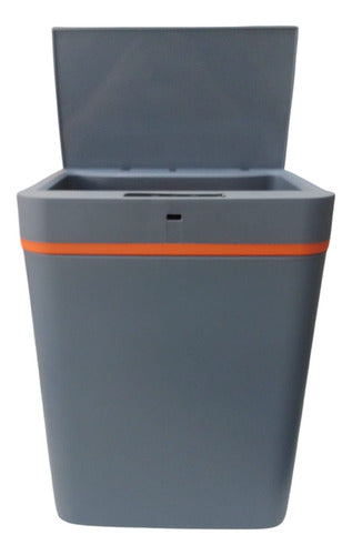 Cesto De Basura Con Sensor Inteligente Vivendi 51303 De 15l Gris
