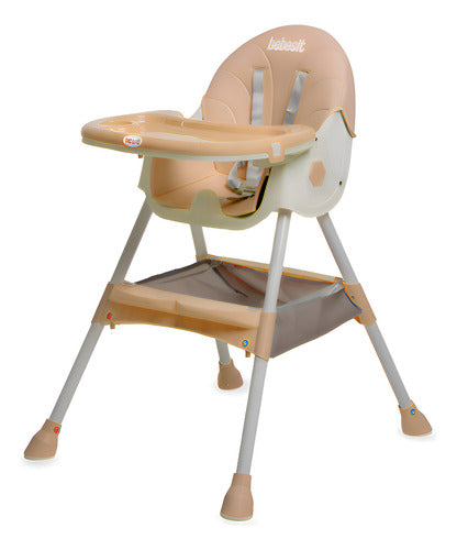 Silla De Comer Reclinable 3 En 1 Bebesit 6651a Beige 15k Css Liso Beige