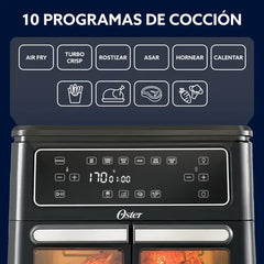 Freidora De Aire Oster Staf11mcddfar 11 Litros Flex Negra - Negro
