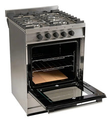 Cocina Comercial Florencia 5818 De 4 Hornallas 56cm Inox