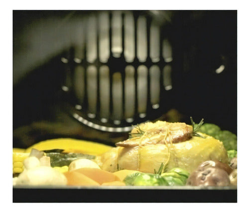 Horno Eléctrico Ormay He60 D3 Negro Grill Spiedo 8 Programas