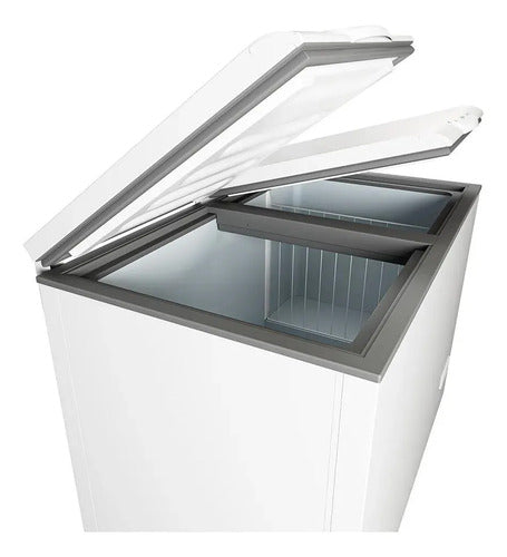Freezer Whirlpool Blanco Inverter Horizontal 417 - 414 Lts Blanco