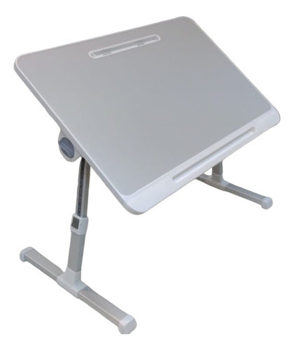 Mesa Bandeja Plegable Tablet Laptop Notebook Vivendi 60cm Blanco