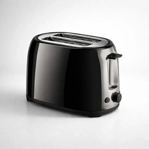 Tostadora Eléctrica Enova 750w 2 Posiciones Negra Negro