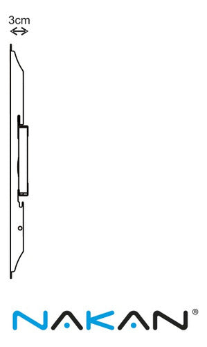 Soporte Tv Nakan Fijo De 32'' A 60'' Color Negro