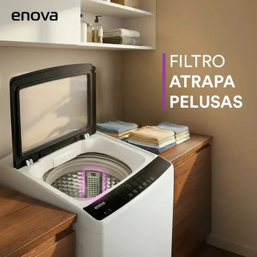 Lavarropas Carga Superior Automático Enova Le08s10bll 8kg Blanco