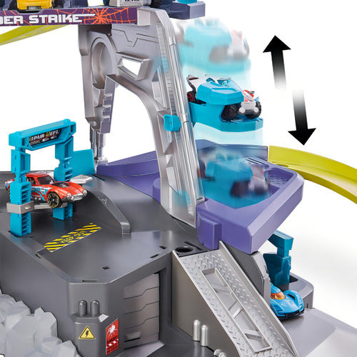 Pista Autos Playset Spider Strike Super Araña Gigante Zuru