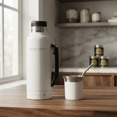 Termo Eléctrico Kanjihome Kjh-pe10m-b 1l Mate Bombilla Blanco