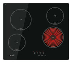 Anafe De Empotrar Vitrocerámico 4 Hornallas Cata Tn604c Negro
