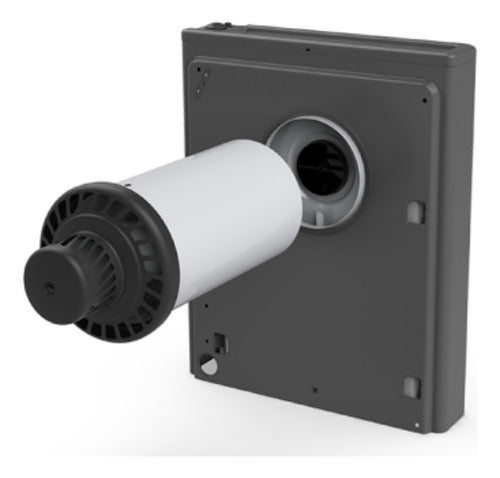 Calefactor Convector Multigas Coppens Uniqo Cun35 Tb 3500 Cs Gris Oscuro