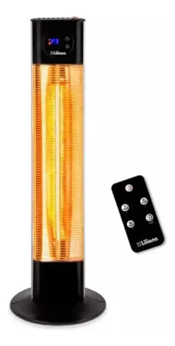 Calefactor Liliana Cp2203 Radiante Fibra De Carbono 3 En 1 C Negro