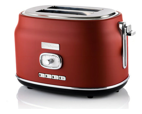 Tostadora Westinghouse Retro 2 Ranuras Roja Tm800-01 Color Rojo