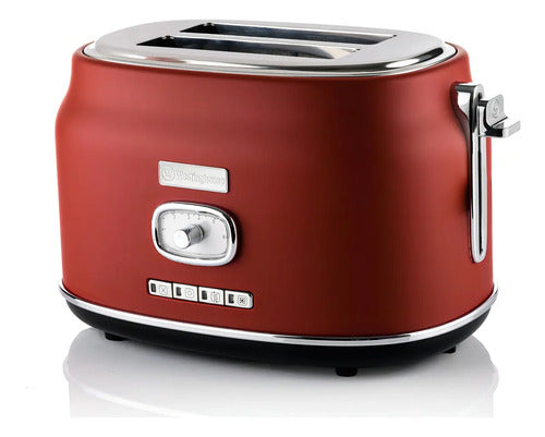 Tostadora Westinghouse Retro 2 Ranuras Roja Tm800-01 Color Rojo