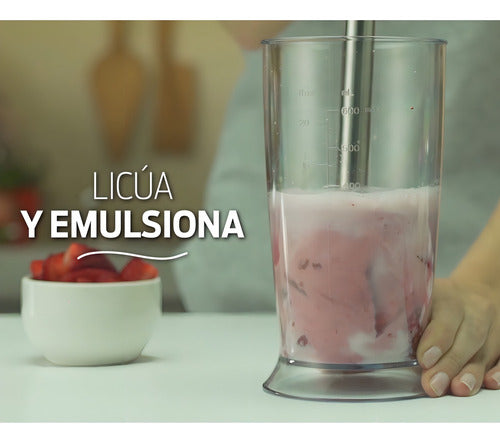 Mixer Liliana Rainbow Mix Ah102r Rojo 450w