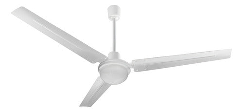 Ventilador De Techo Liliana Vthi513 Blanco Con 3 Palas Metal 1.4 M Blanco Blanco Metal 3