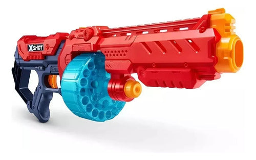 Pistola Lanzadora Zuru X-shot Excel Turbo Fire X 48 Dardos Rojo