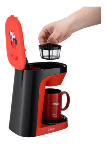 Cafetera Minnie Atma T118m Color Rojo