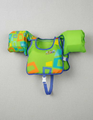 Chaleco Salvavidas Niños Con Bracitos Flotador Bestway 32174 Verde Lima