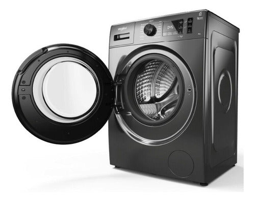 Lavarropas Automático Whirlpool Wnq80as Titanium De 8.0 Kg Gris