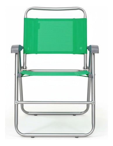 Reposera Plegable Sillon De 1 Posicion Descansar 10006 Verde