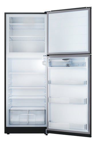 Heladera Con Freezer Drean Hdr400f41n Ciclica Dispenser Cs Negro
