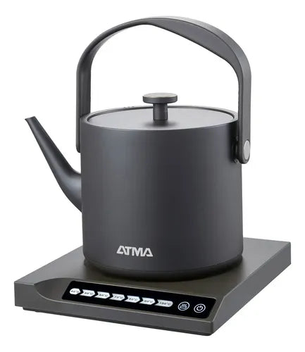 Pava Eléctrica Atma Digital 0.5 Litros Con Corte Automático Acero Inoxidable Negro