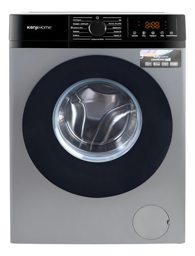 Lavarropa Kanji Home 6kg Inverter Kjh-wmcfsl Gris 1200rpm