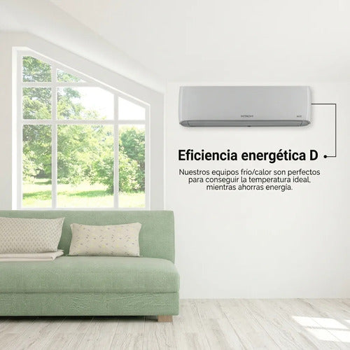 Aire Acondicionado Split Hitachi F/c Hsrp3300fceco-f 3300w Blanco