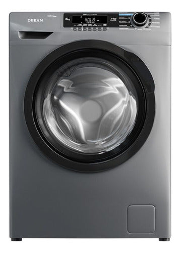 Lavarropas Automático Drean Lcfdr0814sg 8kg 1400rpm Inverter Gris