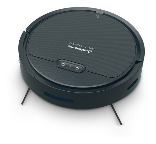 Aspiradora Robot Ultracomb Detector Obstaculos C/filtro Hepa Antracita/negro